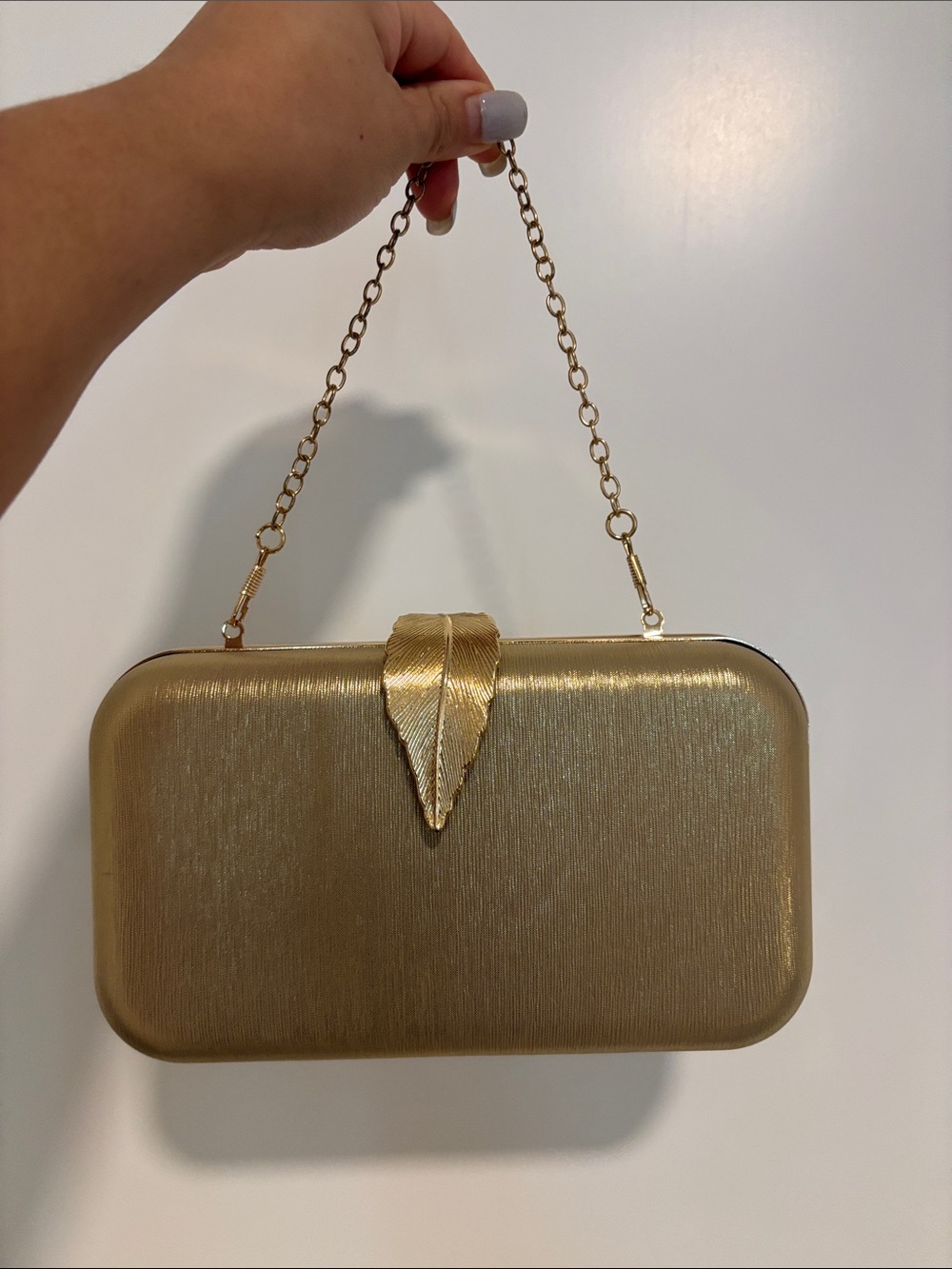 Charming gold mini party purse